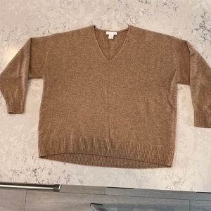 H&M Work sweater Size Large color Camel